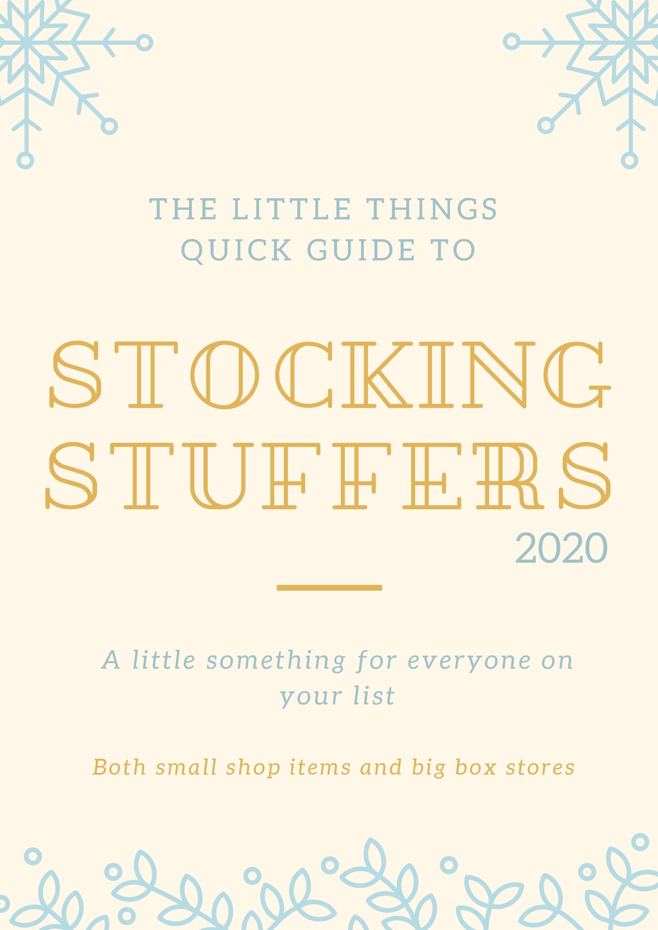 An Easy Guide For Stocking Stuffers