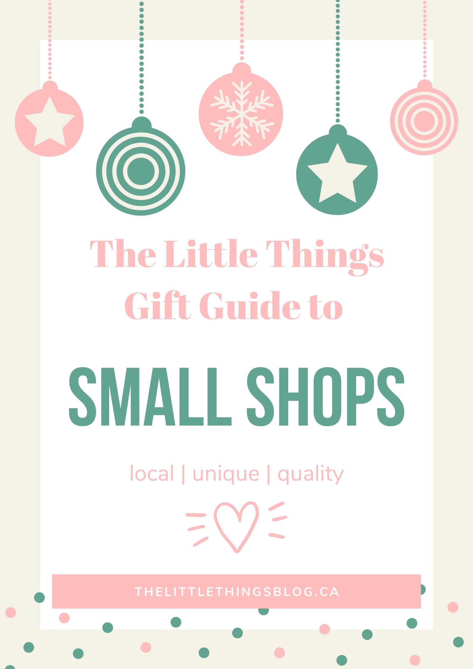 Gift Guide: Support Your Local Canadian Shops