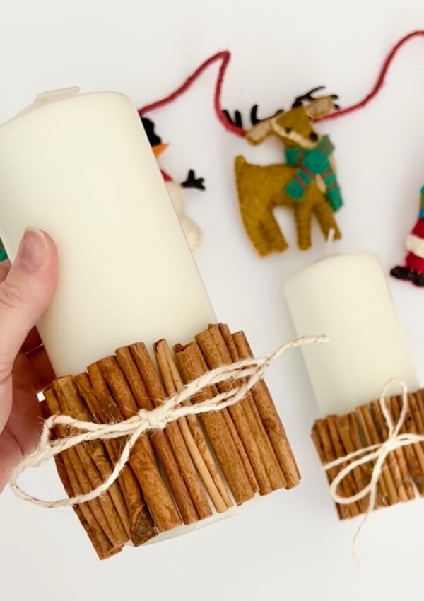 3 Different Ways to DIY a Christmas Candle